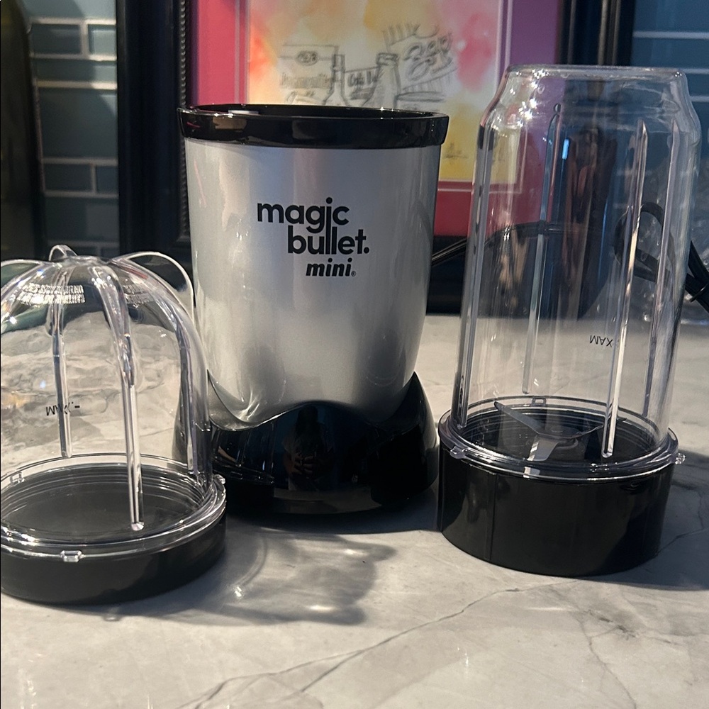 Mini Blender - Black and Silver